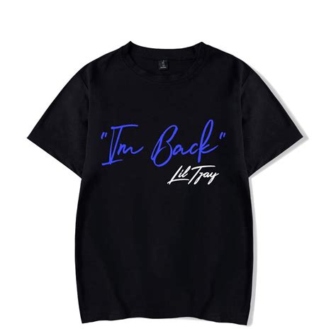Lil Tjay Merch I'M BACK pop graphics print 2023 Rapper Crewneck Unisex ...