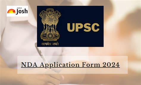 NDA Application Form 2025: Apply Online for UPSC NDA NA 1 Exam at upsc ...