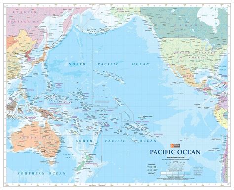 Map Of The Pacific