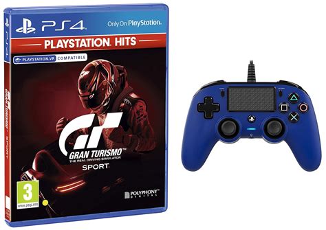 Sony PS4 Gran Turismo: Sport (PS4)+Nacon Wired Compact Controller for ...