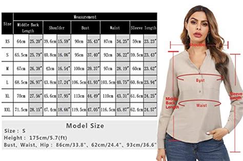 Buy Irevial Notch Neck Shirt for Women, Mandarin Collar Button Up Long ...