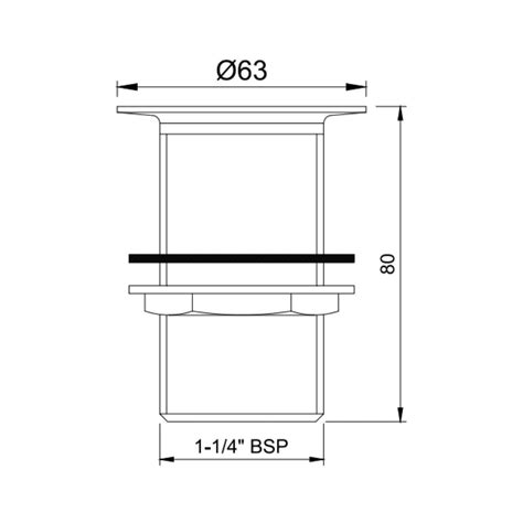 Jaquar 3 inches Regular Waste Couplings ALD 705 - Graphite on decure.in ...
