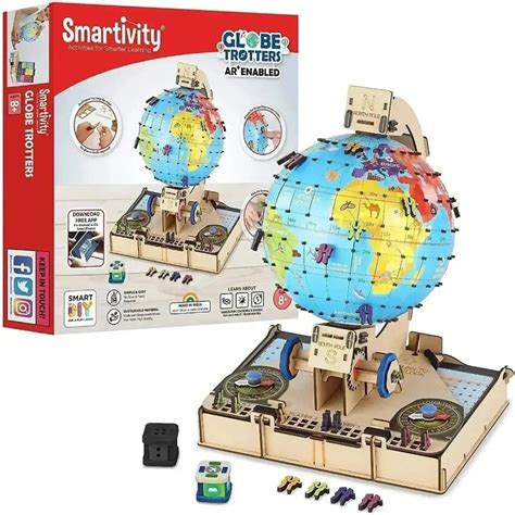 Smartivity Globe Trotters AR STEM DIY Kit Kids 8-14 – Naivri