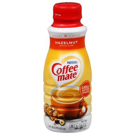 Nestle Coffee-Mate Hazelnut Liquid Coffee Creamer - Shop Coffee Creamer ...