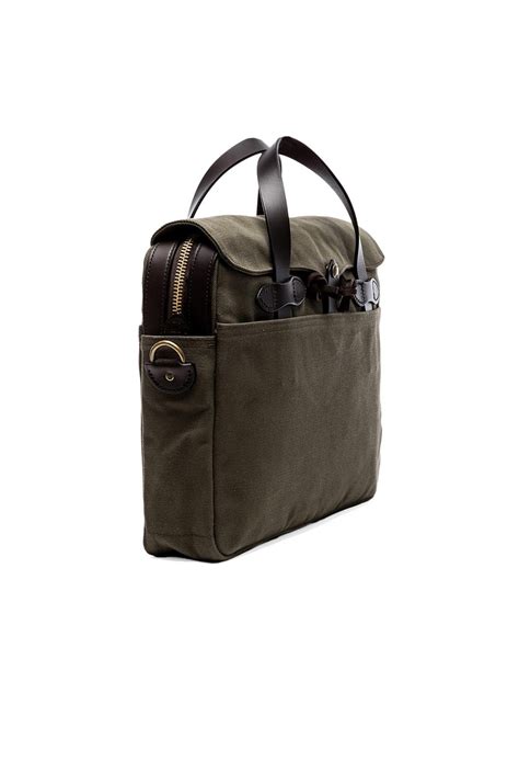 Filson Original Briefcase in Otter Green | REVOLVE