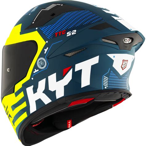 KYT TT Revo Fuselage Yellow Matt Helmet– Moto Central