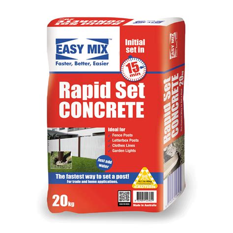 Rapid Set Concrete | Buy Quick Set Concrete Easy Mix 20kg