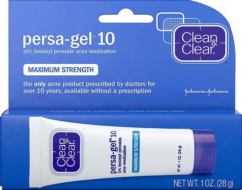 Clean & Clear, Persa-Gel 10 Acne Spot Treatment, Maximum Strength, 1 Oz ...