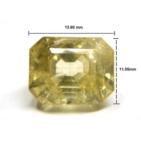 Natural Yellow Sapphire 14.15Ct