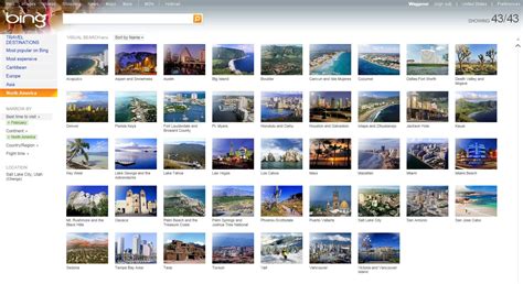 Bing Visual Search Engine 的图像结果