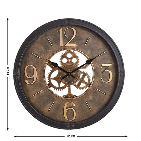 Buy Corsica Fortune Glass Wall Clock - 50cm from Corsica by Home Centre ...