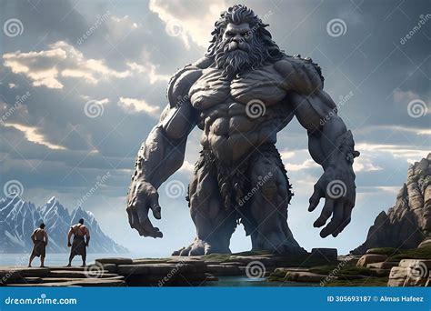 Majestic Titan: in the Realm of Greek Mythology, a Giant Creature ...