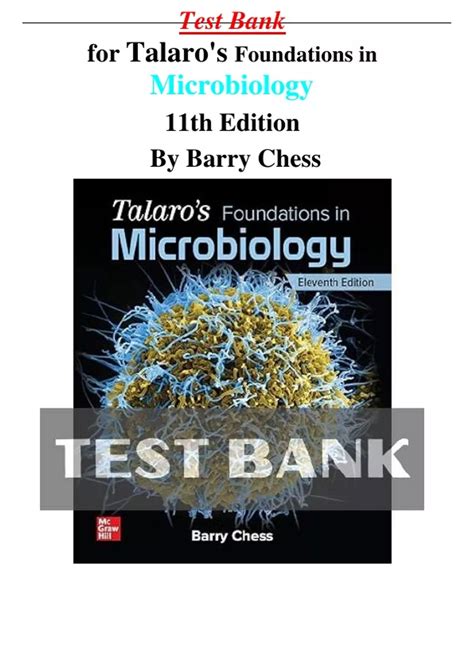 Test Bank for Talaro's Foundations in Microbiology 11th Edition By ...