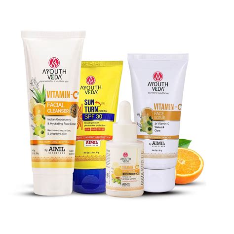 Vitamin C Glow Combo: Vitamin C Facial Cleanser (100 ml) | Vitamin C F ...