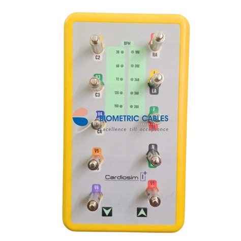 Best ECG Simulator Cardiosim I model - Biometric Cables