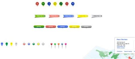 Map Pins UI 的图像结果