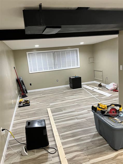 How To Tile Basement Floor