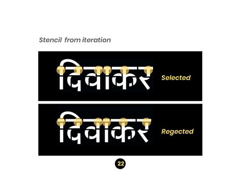 D'source Case Study - Slide Show | Designing Stencil Font in Devanagari ...
