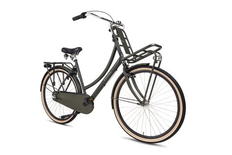 Popal Daily Dutch Basic+ N3 Transportfiets 28 inch Dames 53cm Leger Groen | Bike.nl