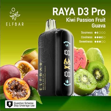 Elfbar Raya D3 Pro 30000 Puffs | 50mg Nic | Triple Mesh Coil | Digital ...