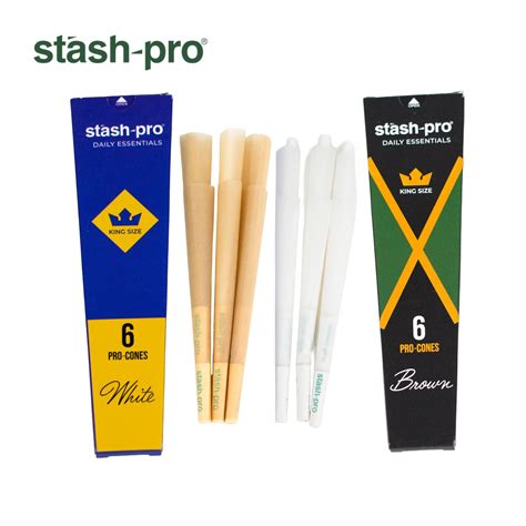 Stash-Pro King Size Pre-Rolled Cones - Pack of 6 – HighJack