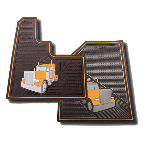 Peterbilt 379 Rubber Floor Mats - Raney's Truck Parts