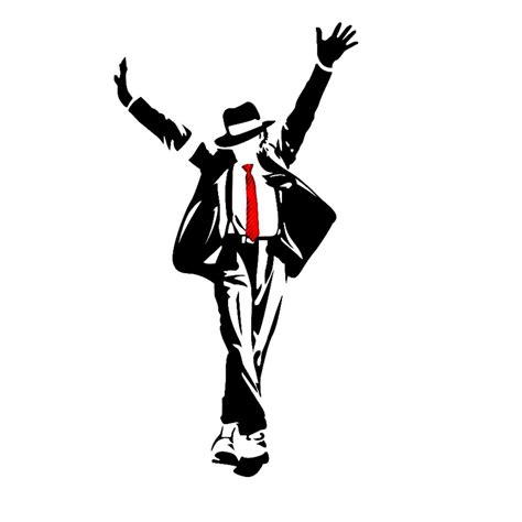 Michael Jacksons Moonwalker Silhouette Temporary Waterproof Tattoos For ...