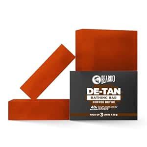 Buy Beardo De-Tan Soap for Men, 75g X 3 | Tan Removal and Caffeine Face ...