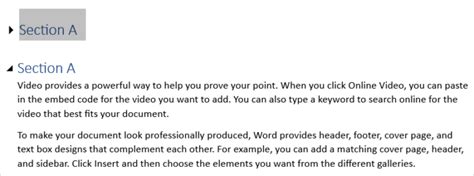 Heading Tutorial Word 的图像结果