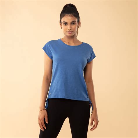 Nykd All Day Muscle Tee-NYAT240-Daylight Blue – Nykd by Nykaa