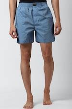 Buy Men Blue Stripe Boxers Online - 578773 | Peter England