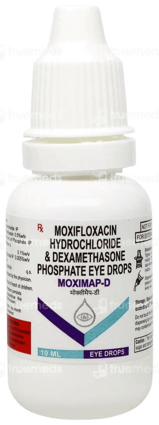 Moximap D Eye Drops 10ml - Uses, Side Effects, Dosage, Price | Truemeds