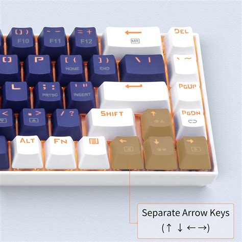 Buy HUO JI 65% Gaming Keyboard, E-YOOSO Z-686 Wired 68 Keys Mechanical ...