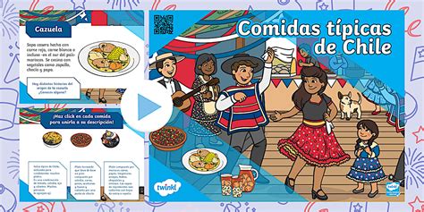 Comidas típicas de Chile: Powerpoint (teacher made)