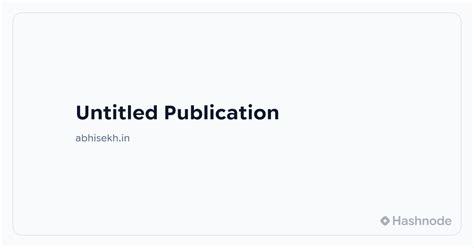 Untitled Publication