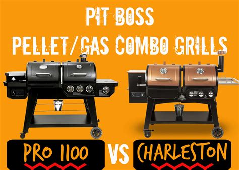 Pit Boss Pellet/Gas Combo Grill: Charleston vs Pro Series 2 1100