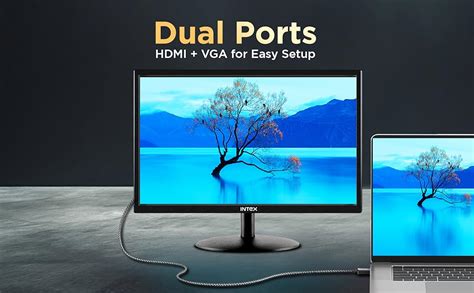 Intex 50.8 cm (20 inch) HD LED Backlit IPS Panel Monitor (IT-2202) with ...