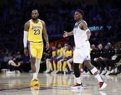 Anthony Edwards express his feelings on playing against LeBron in the ...