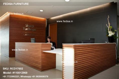 Modern Reception Desk Back Of Reception Desk Boss Office Glazed ...