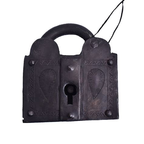 Elephant Iron Decorative Nostalgia Padlock With Key