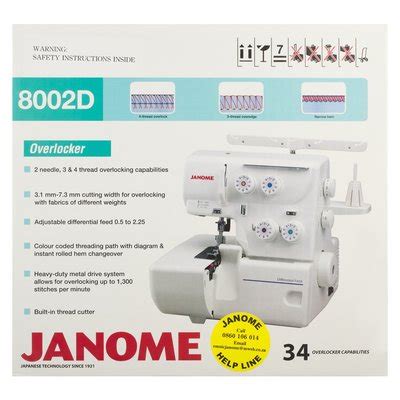 How to Thread a 4 Thread Janome Overlocker 的图像结果