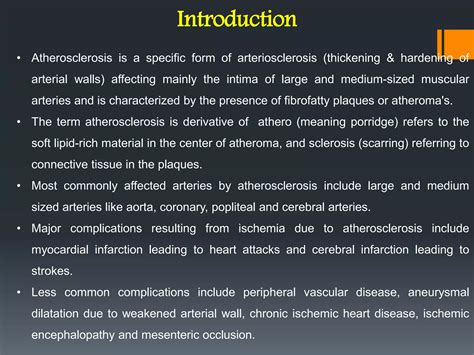 Atherosclerosis....... | PPTX