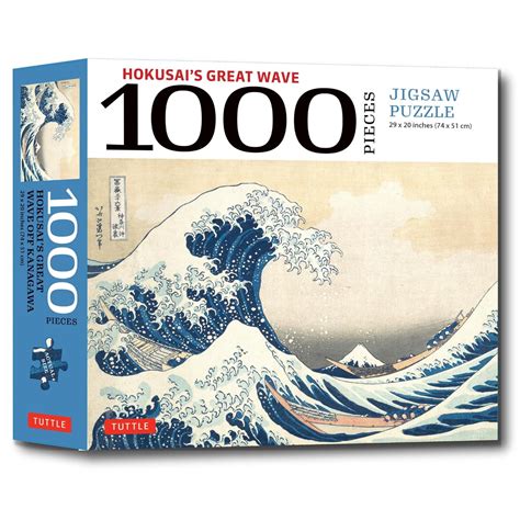 Buy Hokusai's Great Wave: 1000 Piece Jigsaw Puzzle Online at Low Prices ...