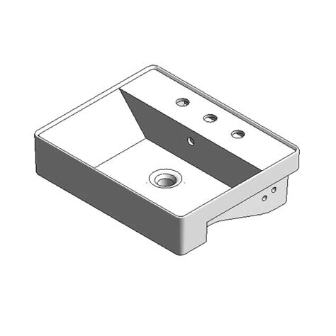 BIM objects - Free download! American Standard Semi-Counter Basin ...