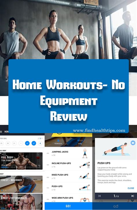 Home Workouts No Equipment Best Fitness Apps For Android 2018 | Workout ...