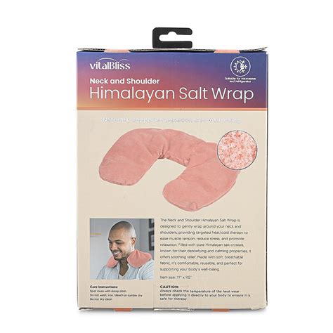 Buy CLOSEOUT VitalBliss Himalayan Salt Neck Wrap at ShopLC.
