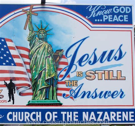 Statue of Liberty at a Church of the Nazarene – Chasing Churches