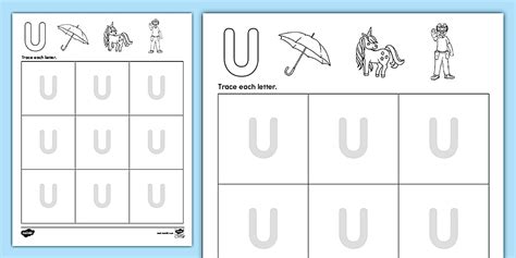 Tracing Letters U 的图像结果