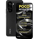 POCO M7 Plus 5G, Carbon Black (4GB, 128GB) : Amazon.in: Electronics