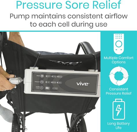 Buy Vive Alternating Seat Cushion- Air Pressure Comfortable Seating ...